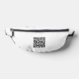Riñoneras Estiloso paquete Fanny Code QR para uso promociona