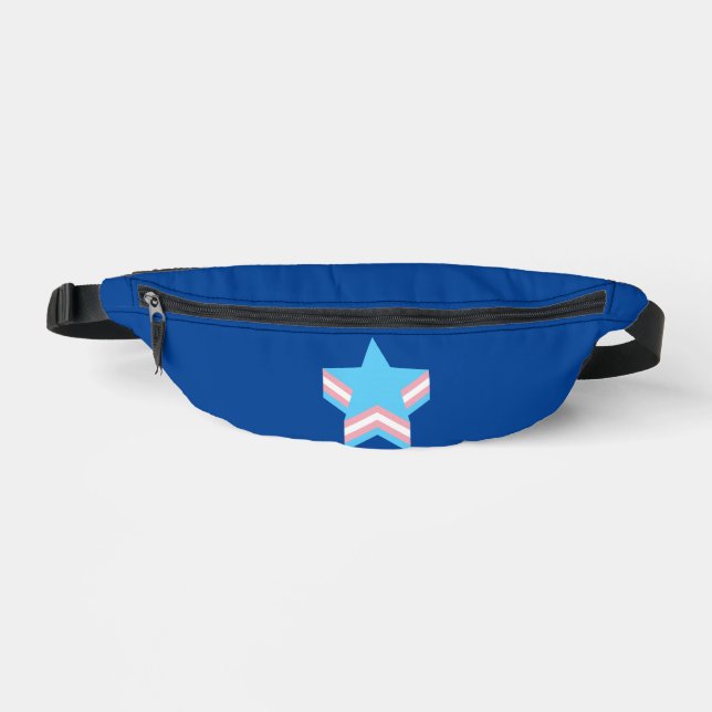Riñoneras Estrellas de orgullo transgénero  (Anverso)