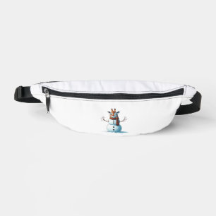 Riñoneras Famosa jirafa Snowman Scarf Navidades mujeres homb