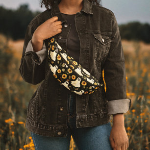 Riñoneras Fantasmas de Gótico de verano y girasoles tembloro