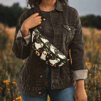 Riñoneras Fantasmas de Gótico de verano y girasoles tembloro