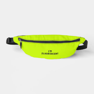 Riñoneras Festival Fluorescente Amarillo "I'm Fluorescente"