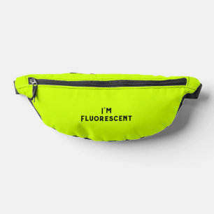 Riñoneras Festival Fluorescente Amarillo "I'm Fluorescente"