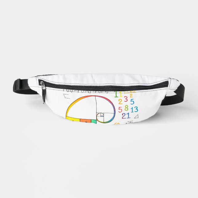 Riñoneras Fibonacci Sequence & Golden Ratio Math Fanny Pack (Anverso)