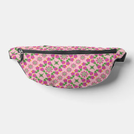 Riñoneras Flor retro bell Mandalas rosa Fanny Pack