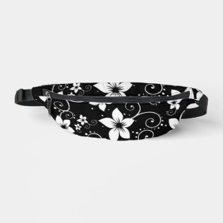 Riñoneras Floral blanca tropical moderna