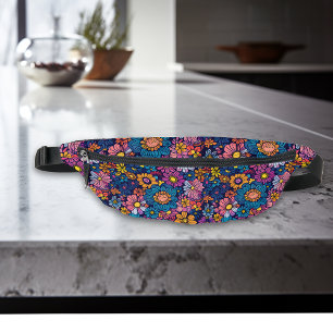 Riñoneras Floral Boho de los 70 