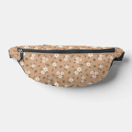 Riñoneras Floral Campestre Boho Silvestre Tan Marrón Tonto