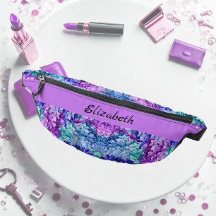 Riñoneras Flores de hidrangea magníficas, personalizables