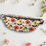 Riñoneras Flores modernas de mediados del siglo XX<br><div class="desc">Este diseño se puede personalizar eligiendo la opción Editar diseño. También puede transferir a otros artículos. Póngase en contacto conmigo en colorflowcreations@gmail.com o utilice la opción de chat en la parte superior de la página si desea tener este diseño en otro producto o necesita ayuda con este diseño. No puedo...</div>