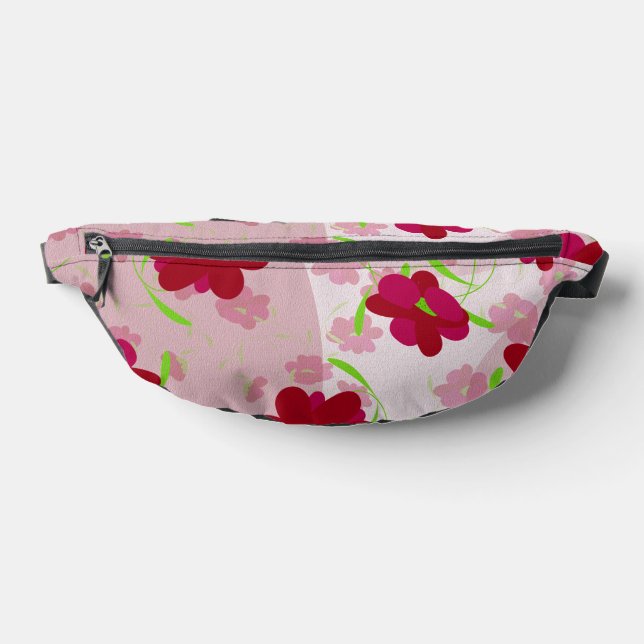 Riñoneras Flores rosas y rojas - Floral (Distribución)