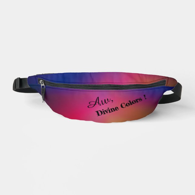 Riñoneras Frambuesa Ciruela Personalizada (Anverso)