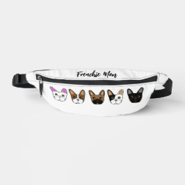 Riñoneras Frenchie Mom Personalizado French Bulldog Face