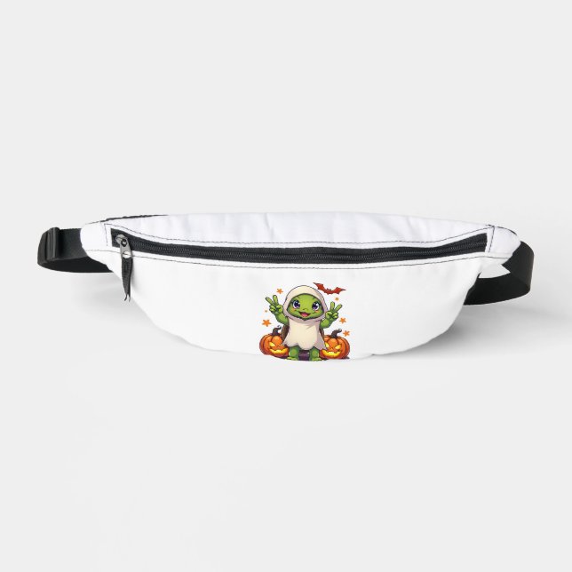 Riñoneras Funny Turtle Ghost Pumpkin Boo Halloween Kids Mens (Anverso)