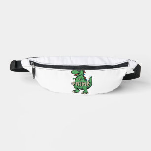 Riñoneras Gafas de sol de dinosaurio vintage camiseta de dib