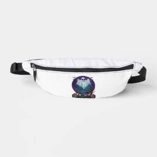 Riñoneras Gafas de sol de fantasma de Halloween Luna púrpura