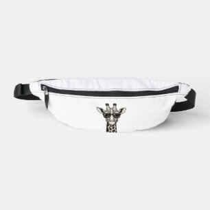Riñoneras Gafas de sol de jirafa geniales Camiseta de grabad