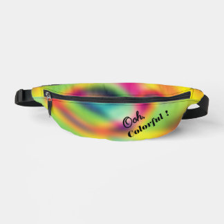 Riñoneras Galactic Rainbow Swirl