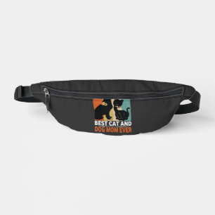 Riñoneras Gata Mamá Retro Perro Gato Furmama Cachorro Gatito