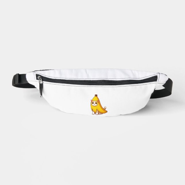 Riñoneras Gato con traje bananero (Anverso)