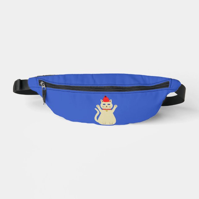 Riñoneras Gato de Navidades de corte (Anverso)