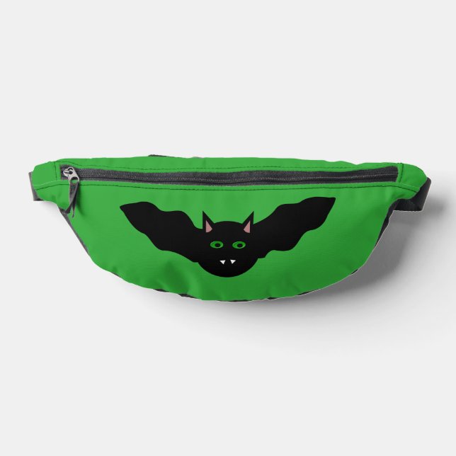 Riñoneras Gato de vampiro frente a Bat Halloween (Distribución)