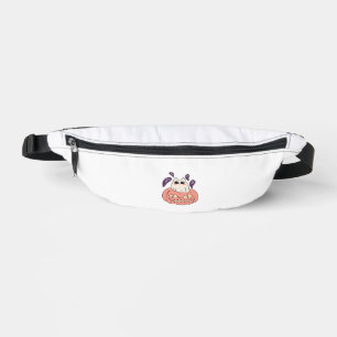 Riñoneras Gato fantasma en una calabaza camiseta clásica