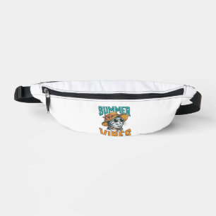 Riñoneras Gatos con Vibraciones de Verano Diseño de Grabado