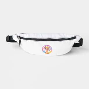 Riñoneras Giraffe con amor colorido y adorable