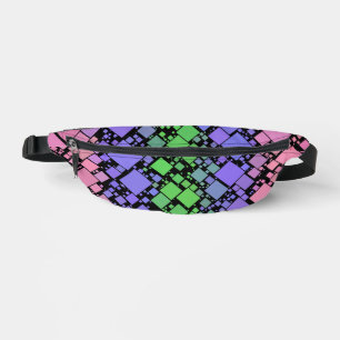 Riñoneras Groovy Boho Retro Mod Geométrico Orgullo Trigénero