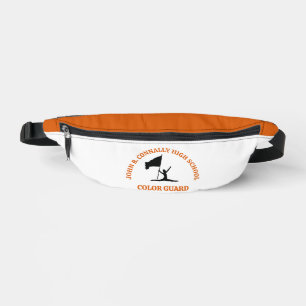 Riñoneras Guardia de Color Personalizada de Orange High Scho