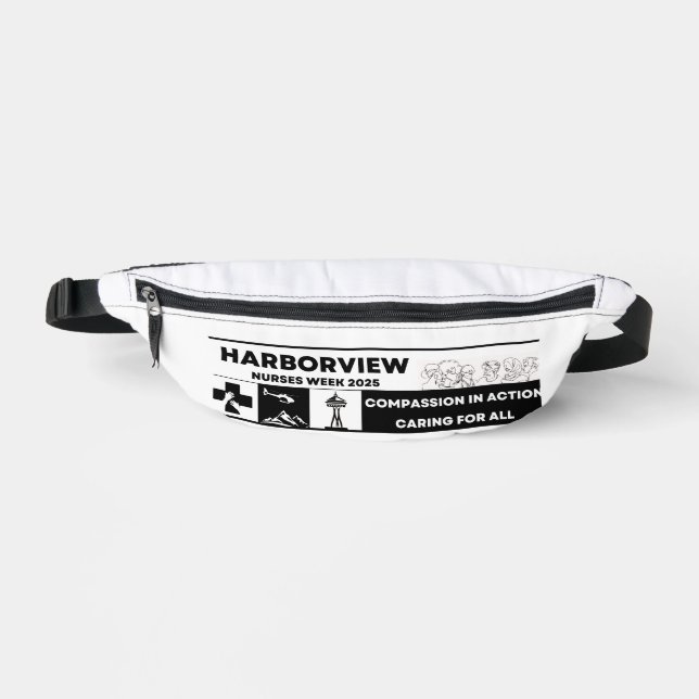 Riñoneras Harborview Nurses Week 2025 Fanny Pack (Anverso)