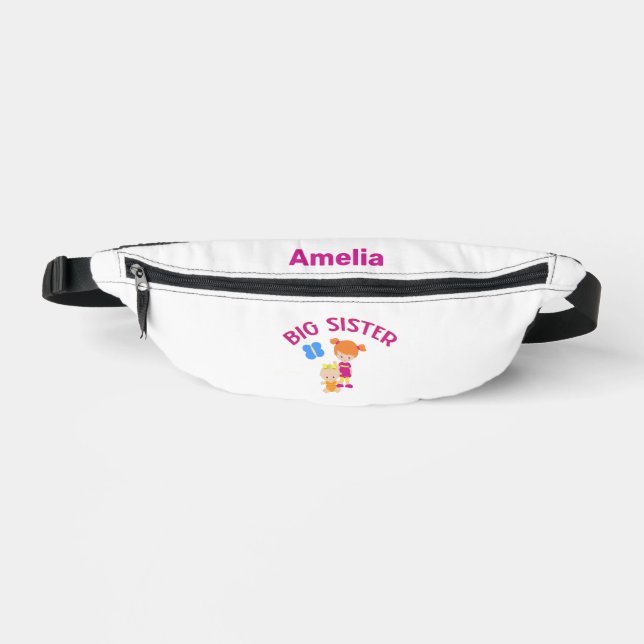 Riñoneras Hermana grande con hermana pequeña y orgullosa cam (Anverso)