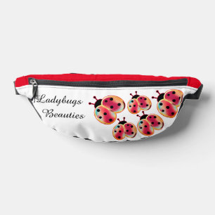 Riñoneras Hermosos y Fluidos Ladybugs Personalizados