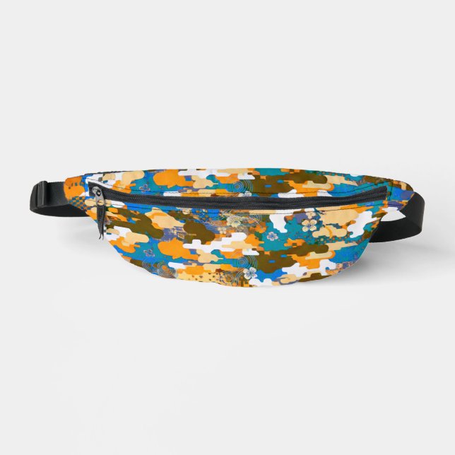Riñoneras High-contrast Urban Digital Camouflage Pattern  (Anverso)
