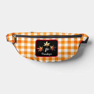 Riñoneras Hojas otoñales personalizadas y caprichosas