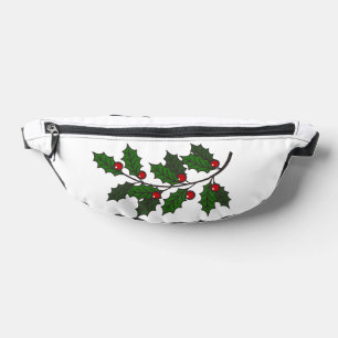 Riñoneras Holly con bayas rojas
