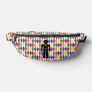 Riñoneras Hombre gay LGBTQ Silhouette y hombres arcoiris