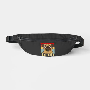 Riñoneras Humor Amante de Perros Pug Divertido Perrito