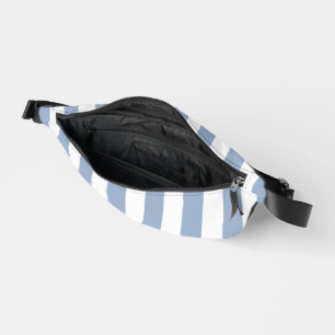 Riñoneras Imprimir Cortar Sew Bag Azul y franja blanca