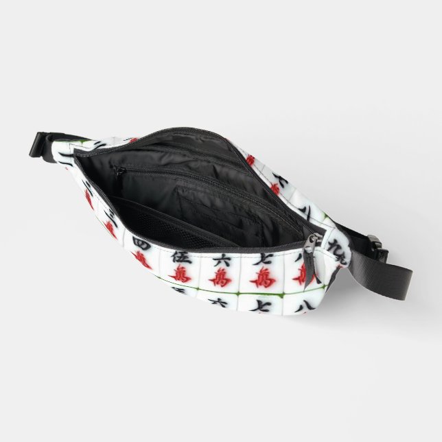 Riñoneras Imprimir Cortar Sew Bag Mahjong (Abierto)