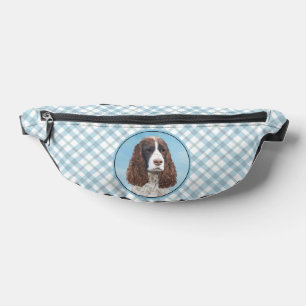 Riñoneras Inglés Springer Spaniel Pintura Original Perro Art