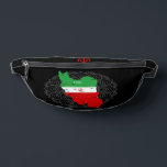 Riñoneras Iran Map with Flag and Emblem<br><div class="desc">Iran Political Map with capital Tehran,  national borders,  most important cities,  rivers and lakes. The Iranian Flag Colors are superposed on the Map Silhouette. Vector Illustration by BluedarkArt TheChameleonArt</div>