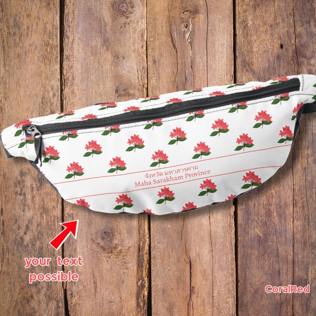 Riñoneras Ixora Coccinea, flor de Maha Sarakham (Subido por el creador)