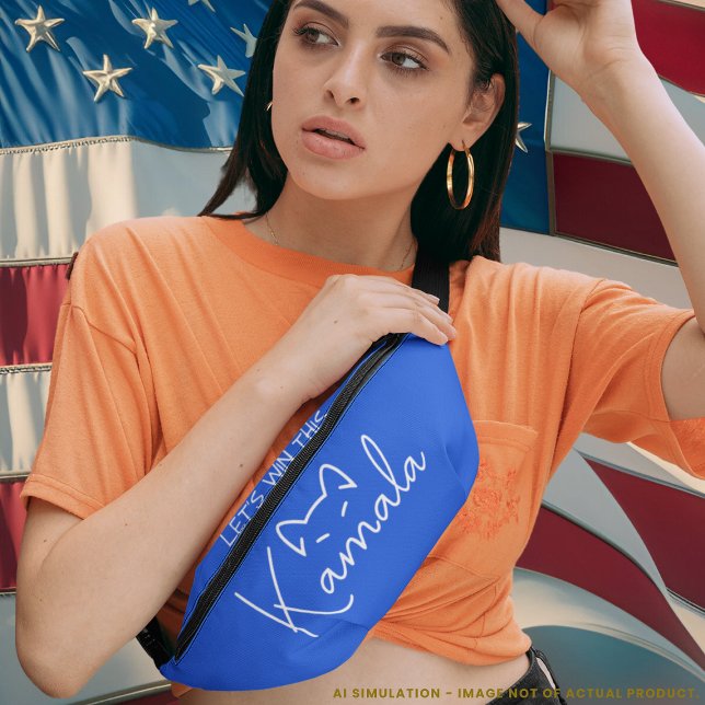 Riñoneras Kamala Harris "Gato sin hijos" Ganemos esto. (Subido por el creador)