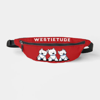 Riñoneras KiniArt Westie Trio