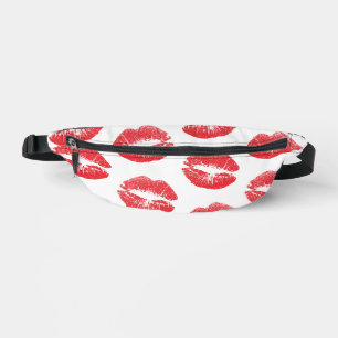 Riñoneras Labios Rojos, Patrón De Labios, Labios Rojos, Beso