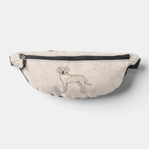 Riñoneras Labrador Retriever crema Perro de dibujos animados