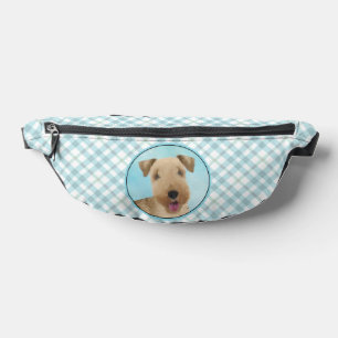 Riñoneras Lakeland Terrier Pintura Cuta Original Perro Arte