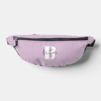 Riñoneras Lavanda Moderna Minimalista Monogramada
